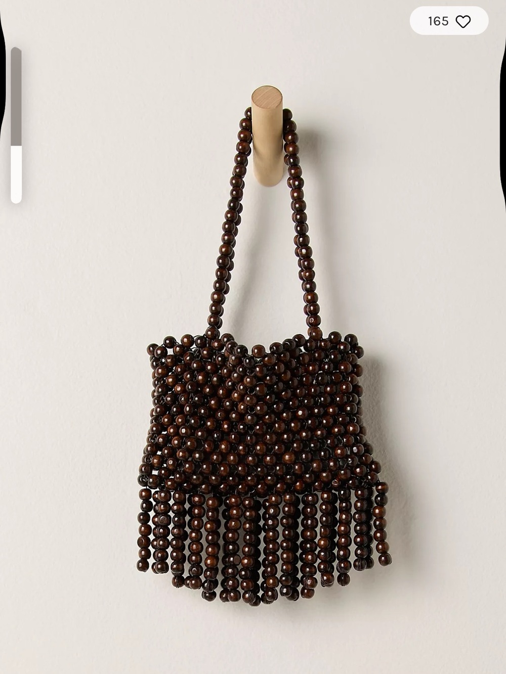 Lucy Fringed Bead Bag Free Ppl - Picture 2 of 5